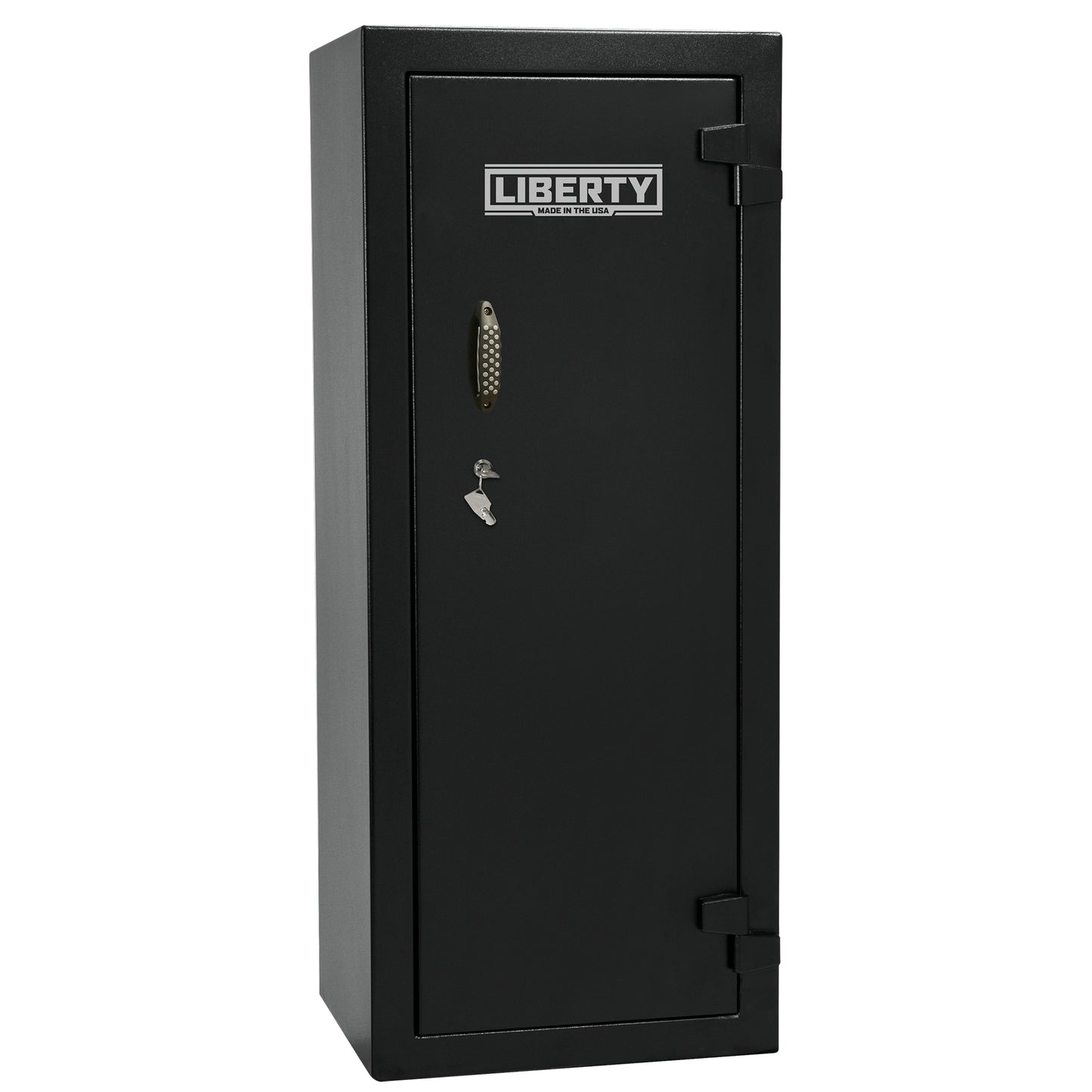Ammo Cabinet 13 |  Dimensions: 59”(H) x 24”(W) x 16”(D) | 2 (Expandable to 4) Long Guns | Black - closed