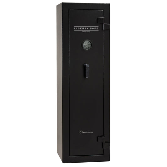 Centurion 12 | Level 1 Security | 30 Minute Fire Protection | Dimensions: 59.5" x 18.25" x 16" | Textured Black | Elock - No Door Panel Promotion - Closed Door