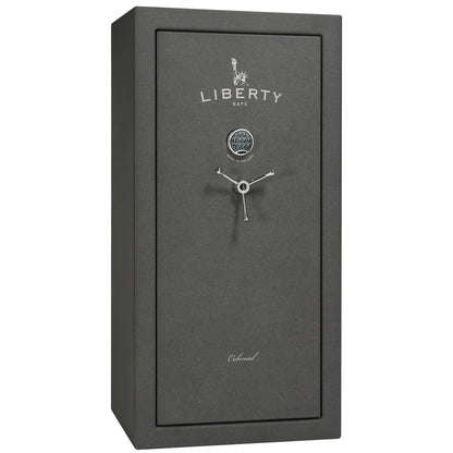 Colonial Series | Level 4 Security | 75 Minute Fire Protection | 23 PRO FLEX | DIMENSIONS: 60.5"(H) X 30"(W) X 22"(D*) | Granite Textured | Electronic Lock - Closed