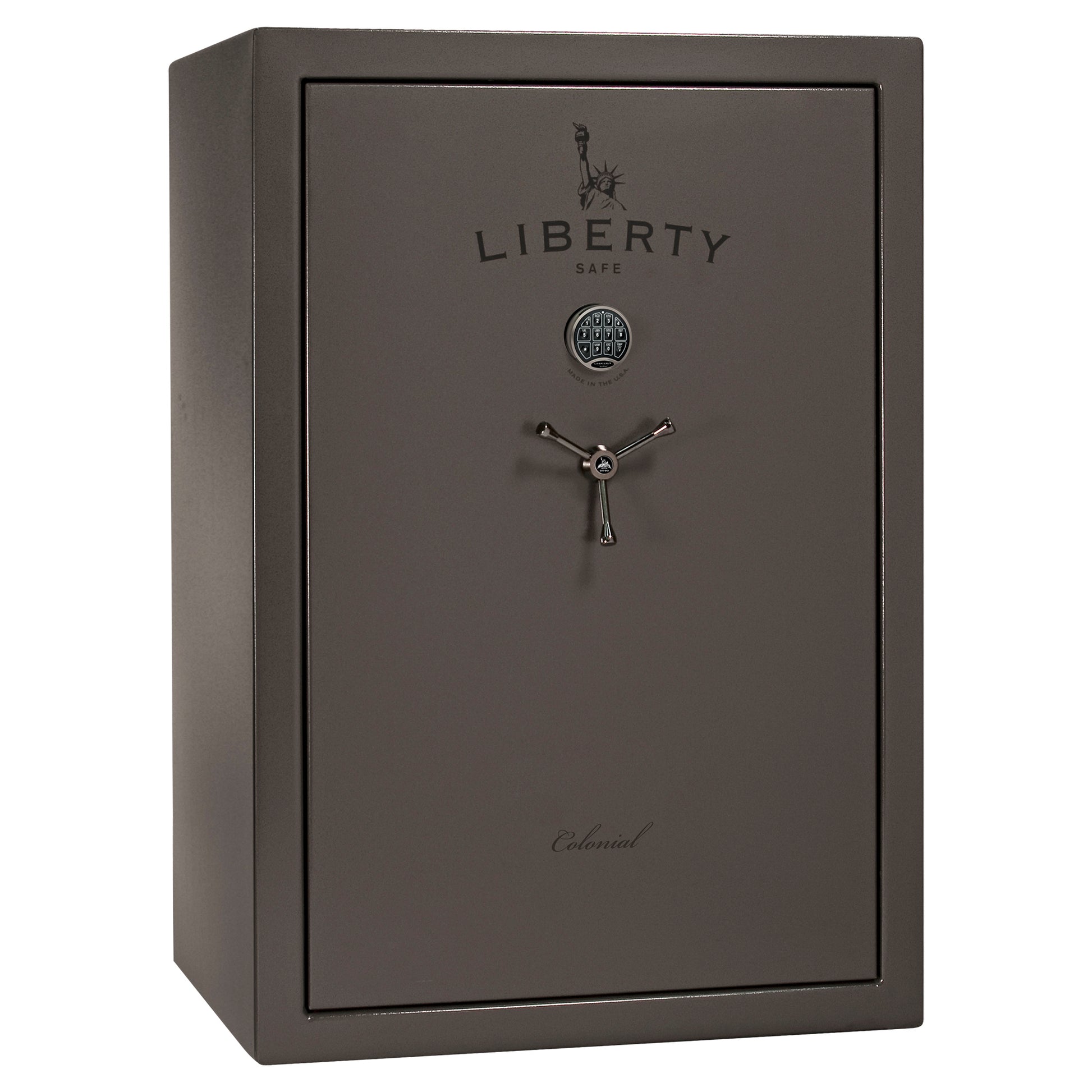 Colonial Series | Level 4 Security | 75 Minute Fire Protection | 35 | DIMENSIONS: 60.5"(H) X 42”(W) X 22"(D*) | Gray Marble | Electronic Lock - closed