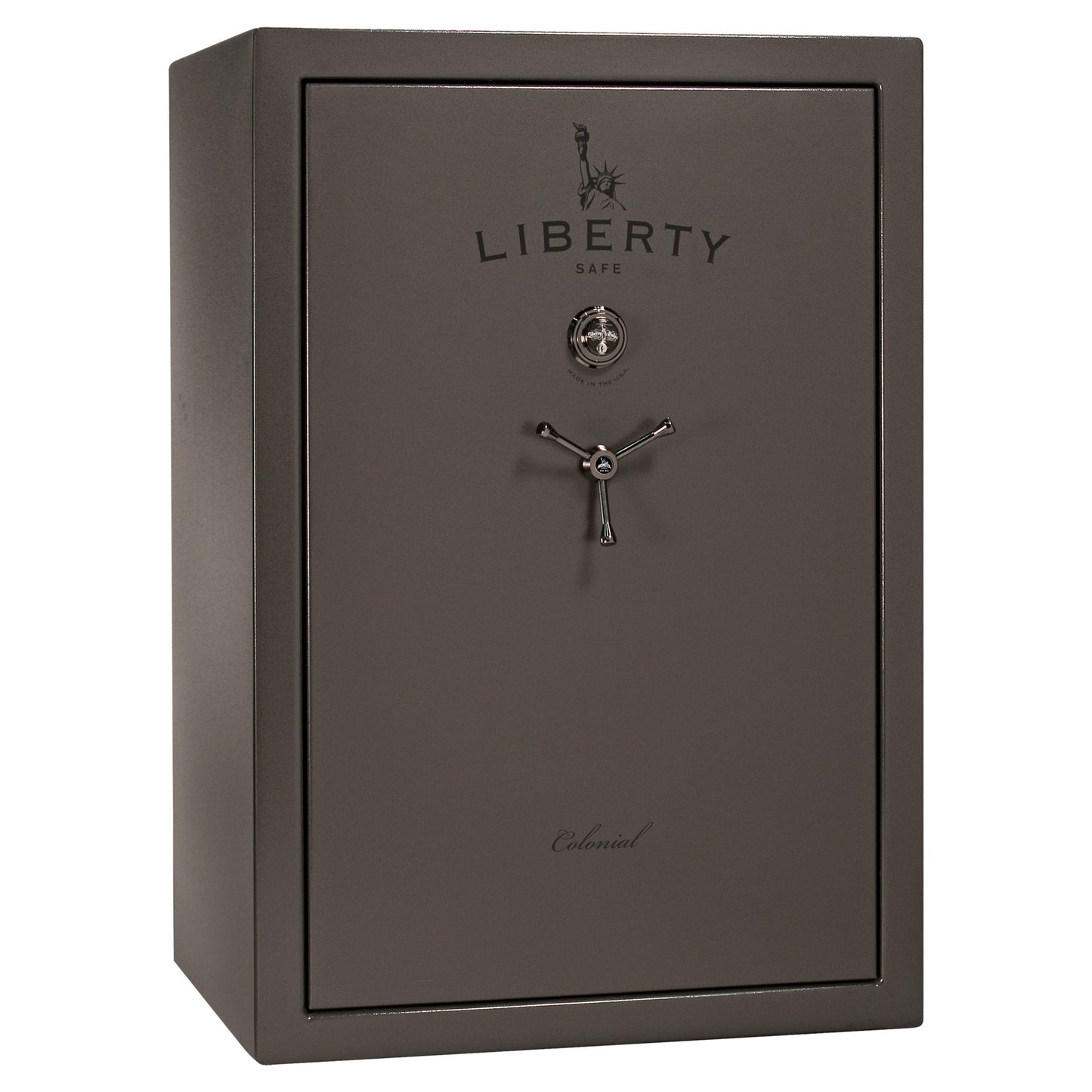 Colonial Series | Level 4 Security | 75 Minute Fire Protection | 35 | DIMENSIONS: 60.5"(H) X 42”(W) X 22"(D*) | Gray Marble | Mechanical Lock - closed
