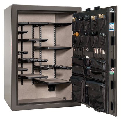 Franklin 45 | Pro Flex Interior | Level 5 Security | 110 Minute Fire Protection | Dimensions: 60.5"(H) x 42"(W) x 27.5"(D) | Up to 60 Long Guns | Gray Marble | Electronic Lock - Open