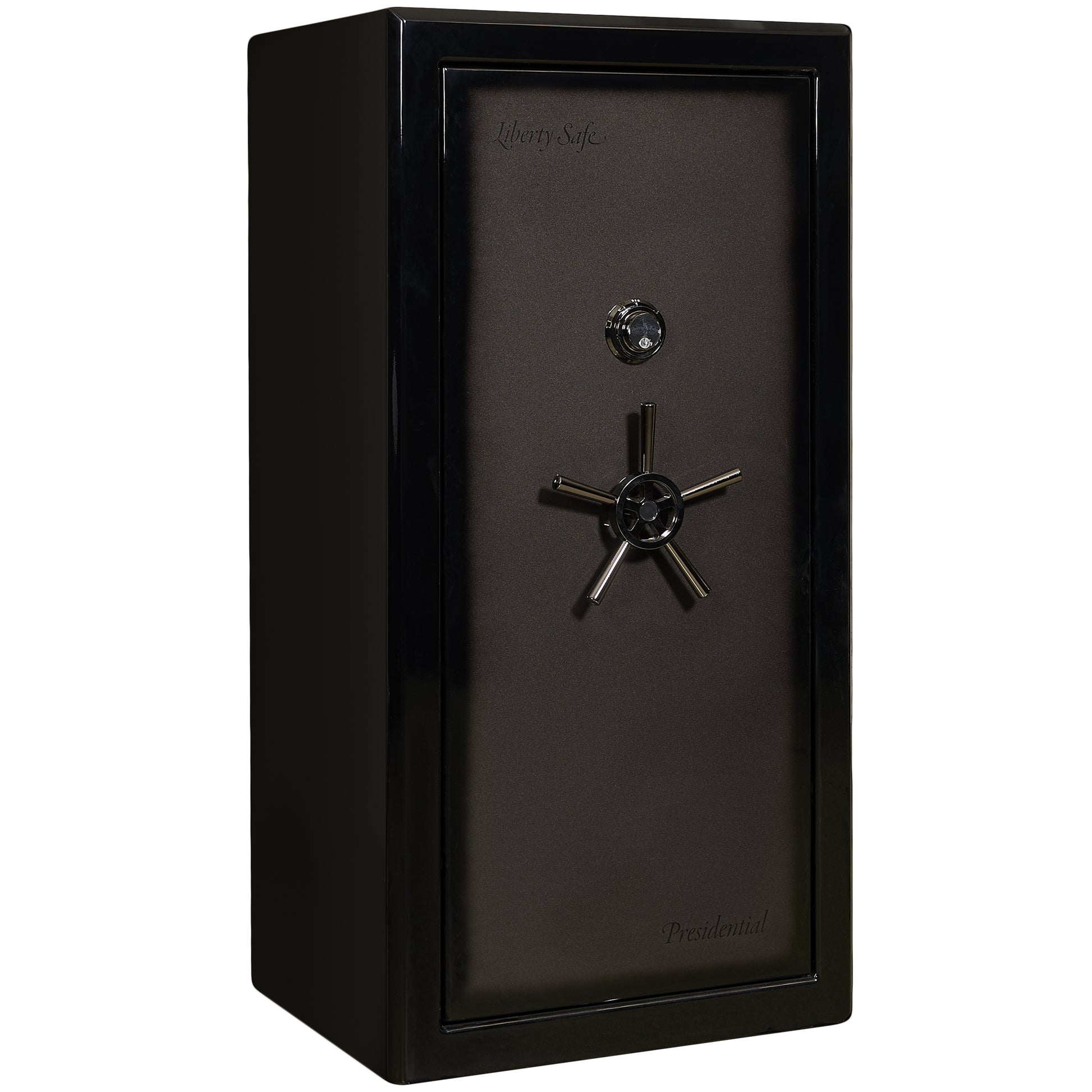 Presidential Series | Level 10 Security | 2.5 Hours Fire Protection | 25 | Dimensions: 60"(H) x 30"(W) x 24.75"(D*) | Gray Charcoal Gloss | Mechanical Lock - Closed