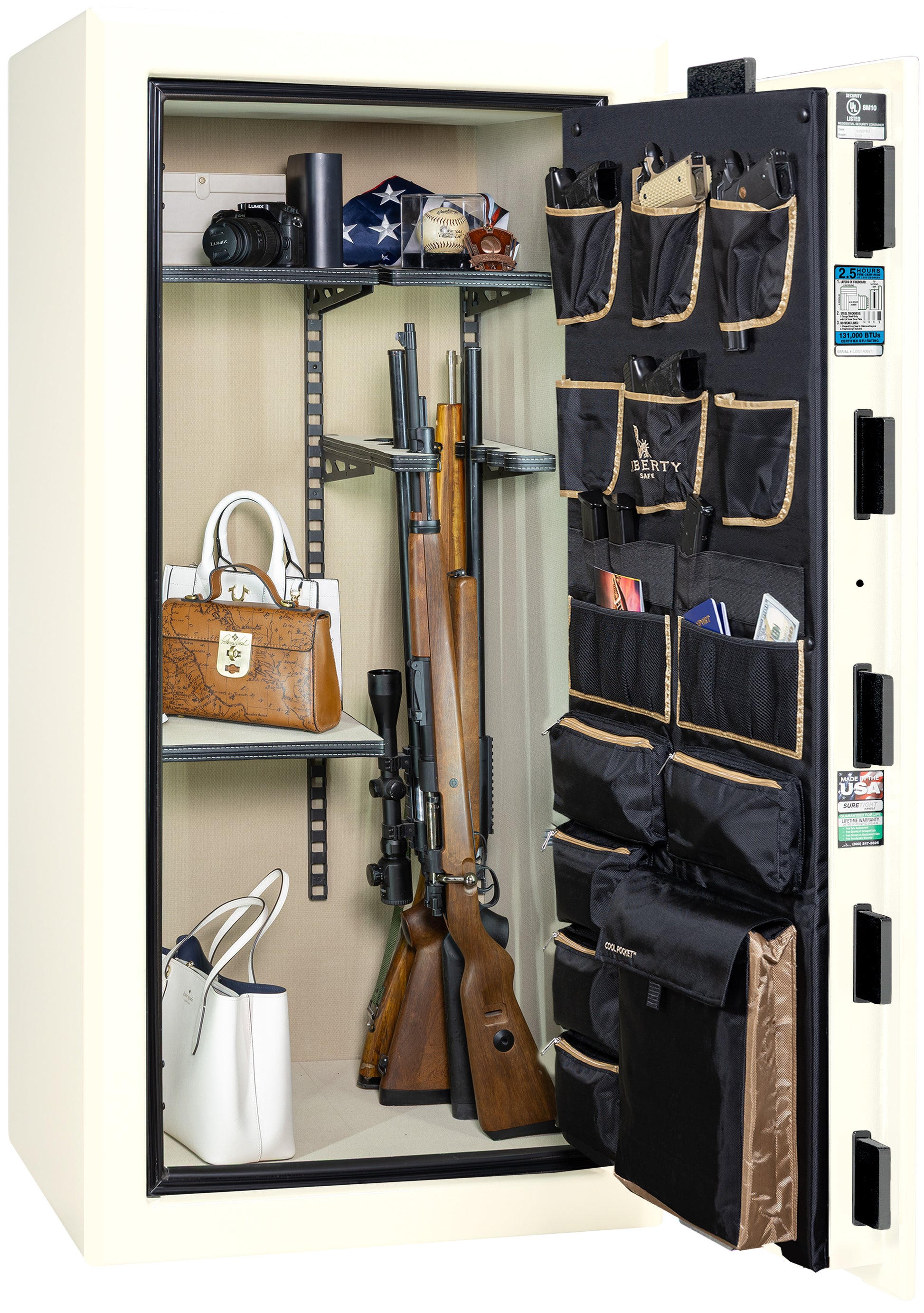 Presidential 25 White Ivory Gloss - Open Interior