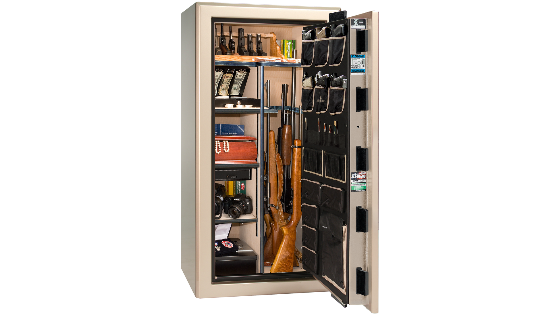 Presidential 25 Champagne Gloss - Open Interior
