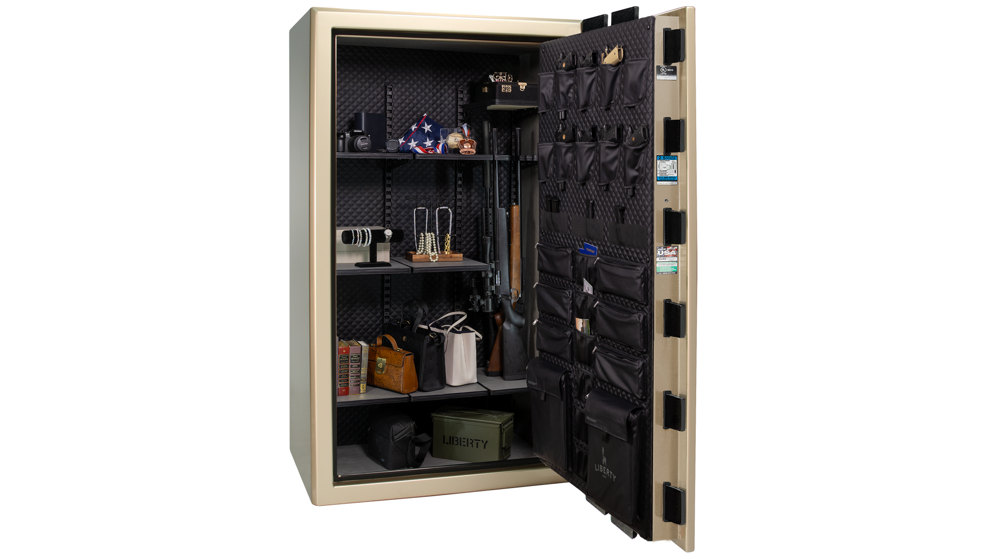 Presidential 50 Champagne Gloss - Open Interior