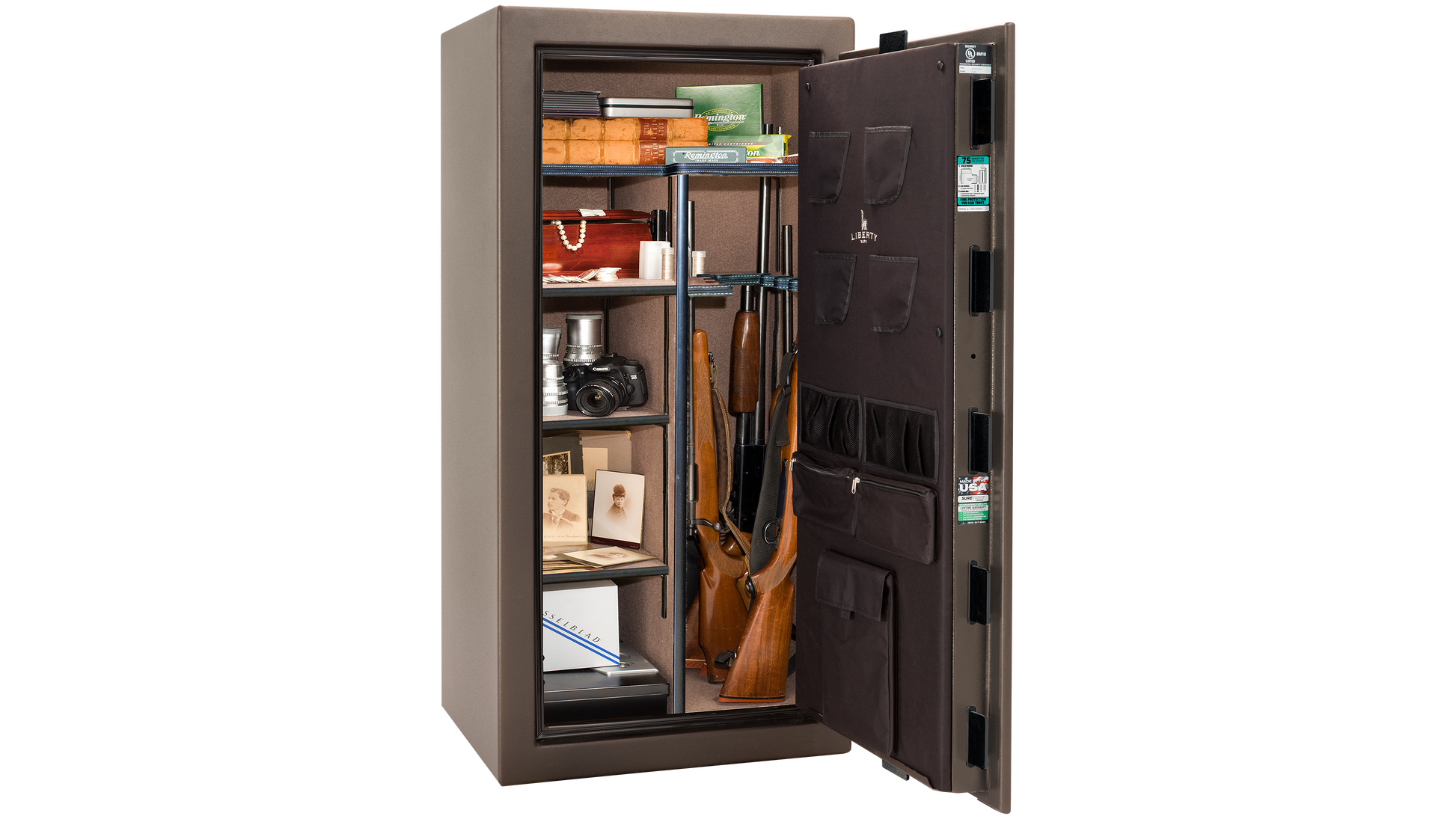 Colonial 23 Bronze Textured - Open Interior