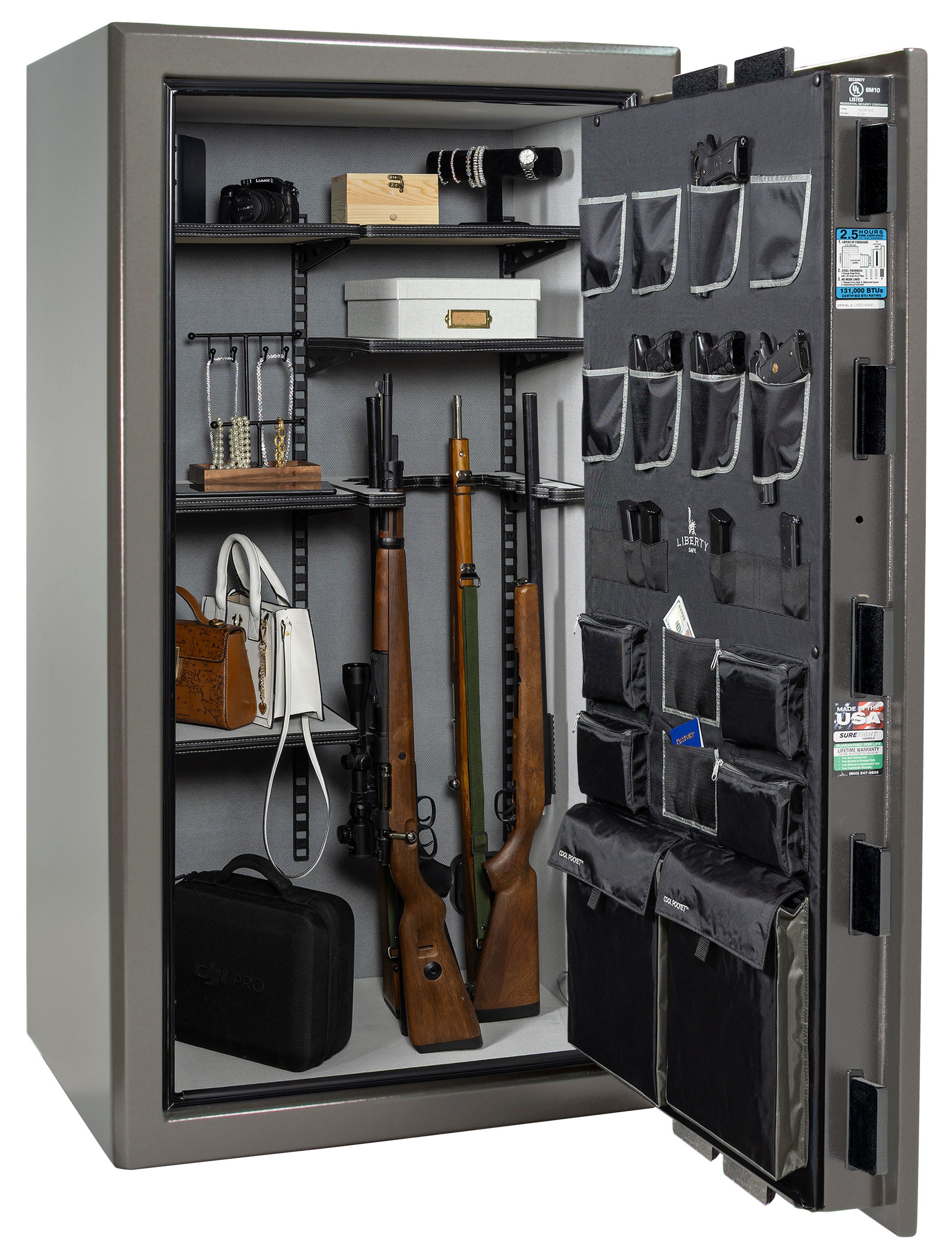 Presidential 40 Gray Gloss - Open Interior