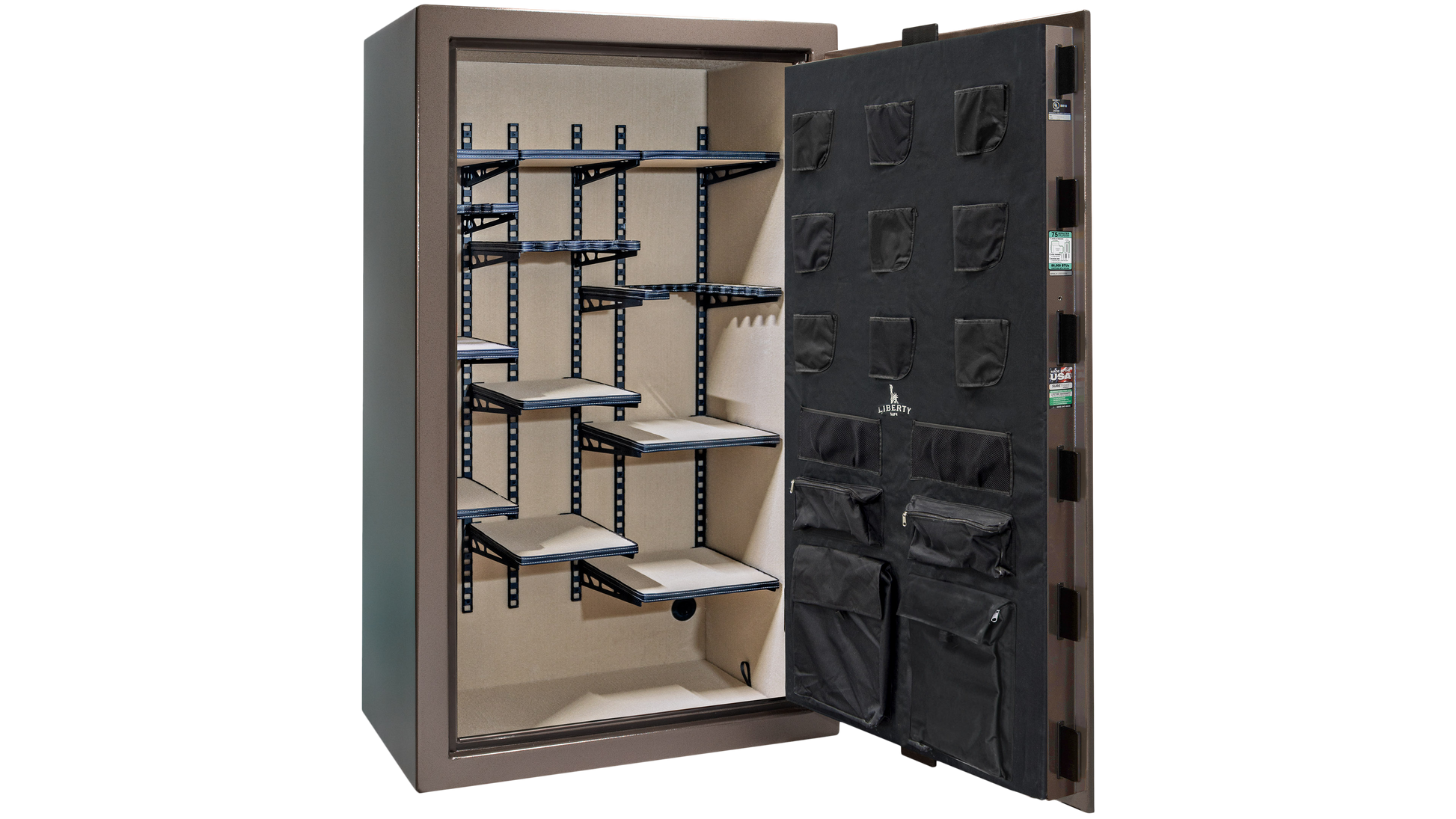 Colonial 50 Bronze Textured - Open Interior